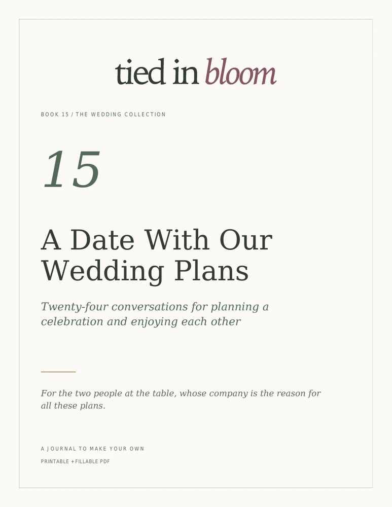 Cover of A Date With Our Wedding Plans