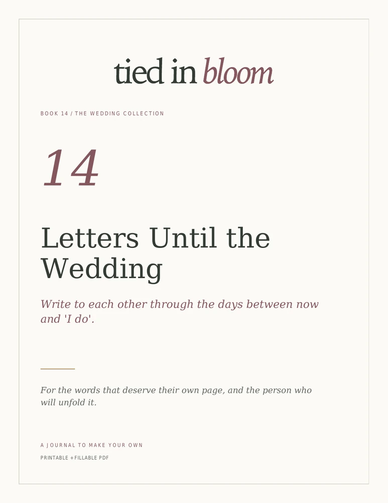 Letters Until the Wedding