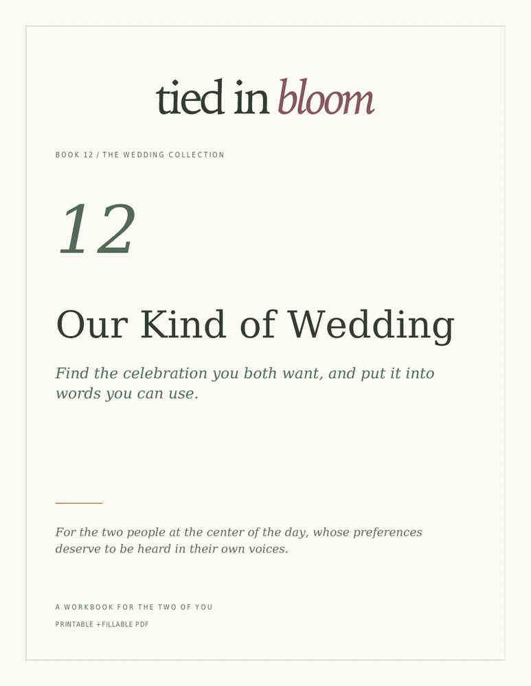 Cover of Our Kind of Wedding