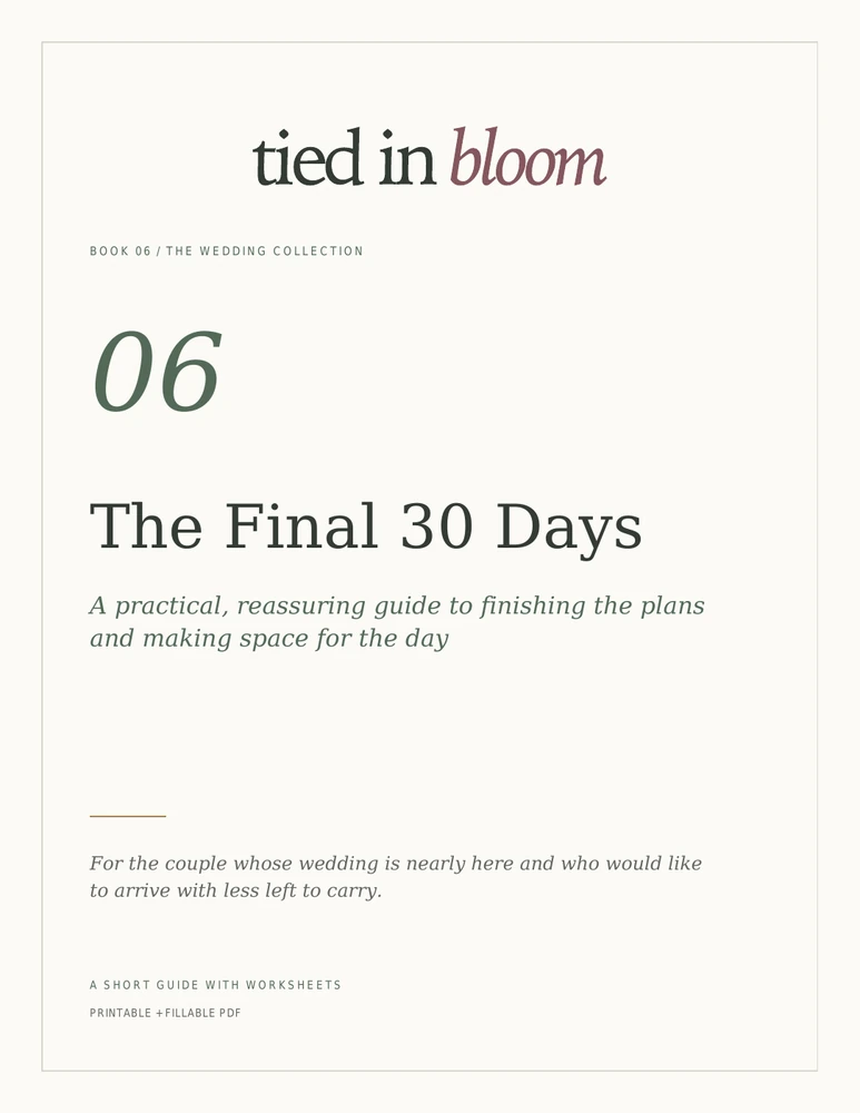 The Final 30 Days