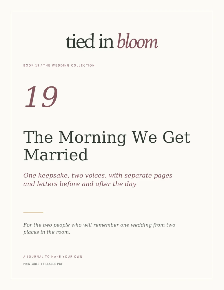 Cover of The Morning We Get Married