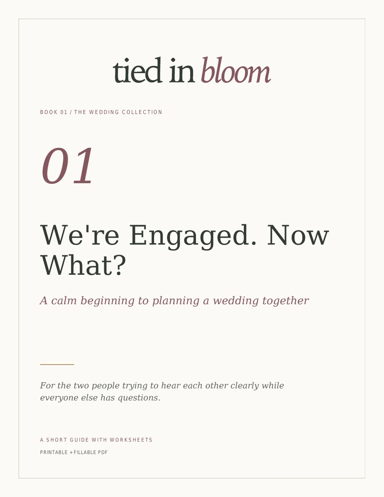 Cover of We're Engaged. Now What?